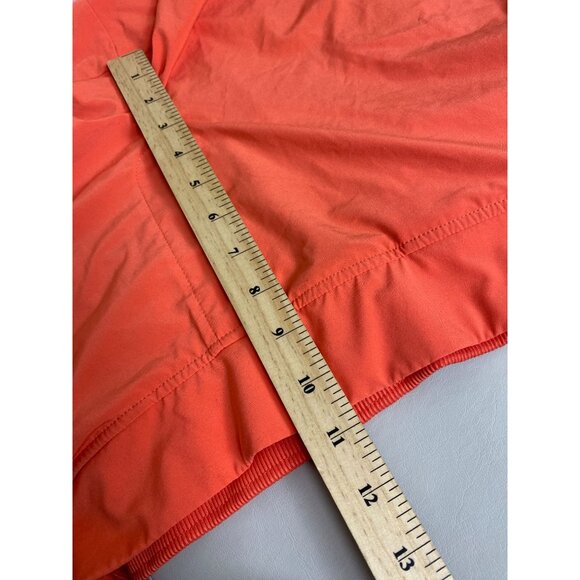Athleta Brooklyn Ankle Pant Size 12 Orange Pullon Zip Pockets - Picture 7 of 16